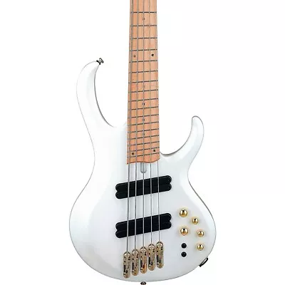 Ibanez BTB605MLM 5-String Multi-Scale Electric Bass Guitar Pearl White Matte • $1149.99