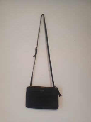 £7.50 • Buy Fabulous Osprey Real Leather Black Cross The Body Bag