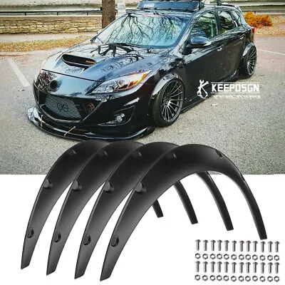 For Mazda 3 Speed3 Car Fender Flares Extra Wide Body Kit Wheel Arches Body Kit • $69.85