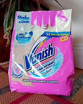 Vanish Powerpowder Carpet Cleaner 650g Shake Clean Stain Remover • £4.45