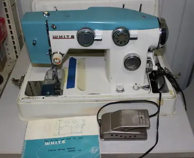 Vintage White 782 Zigzag Sewing Machine - Running • $49.99