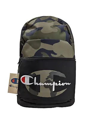 Champion Back To School Zipper School Book Bag Canvas Backpack Straps New BTS • $33.47