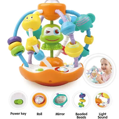 Baby Toys 0-6 Months Baby Rattle Toys Set Activity Music Ball For Baby Toys Gift • £10.89