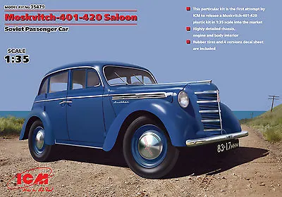 ICM 1/35 35479 WWII Soviet Moskvitch-401-420 Saloon Passenger Car • $48.40