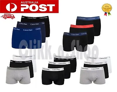 Calvin Klein Classic Men Boxers Low Rise Trunks CK Underwear Shorts 3Pack • $43.99