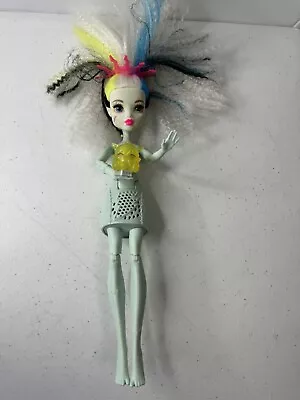 Monster High Electrified High Voltage Frankie Stein Doll Light Sounds Works 2016 • $14.99