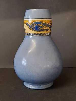 Antique Art Deco “MING” Oriental Porcelain Vase Dragon Pearl Design. • £48
