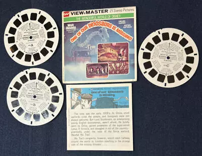 One Of Our Dinosaurs Is Missing * Viewmaster Packet B377 * Booklet And 3 Reels • $9