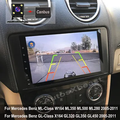 9 WIFI CarPlay For Mercedes Benz ML-Class W164 ML350 ML500 ML280 2005-2011 Radio • $158