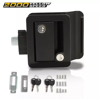 Fit For RV Paddle Entry Door Lock Latch Handle Deadbolt Camper Cargo Trailer • $25.86