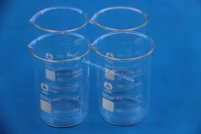 500 ML Lab Pyrex Glass Beaker 4pcs/lot • $26.09