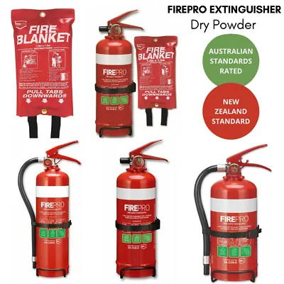 FirePro Fire Extinguisher Blanket Emergency Flame Safety Pro Bracket • $32.99