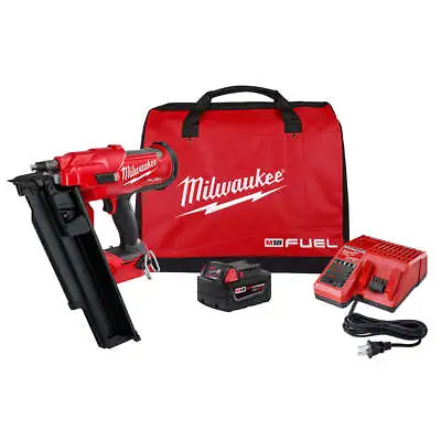 Milwaukee 2744-21 M18 FUEL 18V 21 Degree Framing Nailer 5.0 Ah Kit • $479