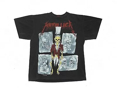 Vintage Metallica  Ringmaster  Pushead Collage T-Shirt / L Single Stitch Reprint • $79.99