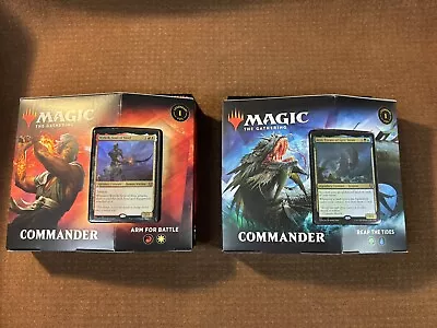 Commander Legends Precon TWO Deck Set REAP THE TIDES + ARM FOR BATTLE Sealed/New • $114.99