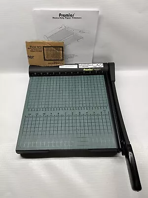 Premier Original Green Board W12 Steel Blades Heavy Duty 12  Paper Board Cutter • $89.99