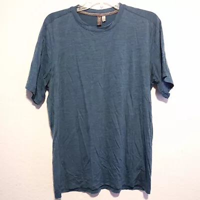 Ibex Merino Wool Short Sleeve T-Shirt Men's Large Blue USA • $34.99
