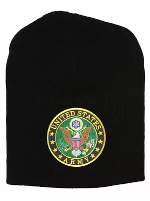 United States Army Seal Black Short Beanie Warm Brand New / Licensed • $7.44