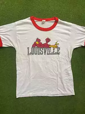80s Louisville Cardinals - Vintage College Tee Shirt (XL) • $43.20