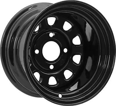 ITP (I.T.P.) Delta Steel Wheels Black 12x7 4+3 4/137 (10mm) 1225573014 • $56.99