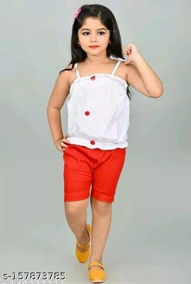 $32.56 • Buy Indian  Girl's  Baby Kids Rayon Top And Pant Clothing  Clothing Set Of 1