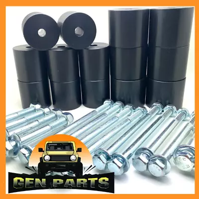 50mm 2  Inch Body Lift Kit Blocks Bolts For Nissan Navara D22 Dual Cab Tray Tub • $118.53