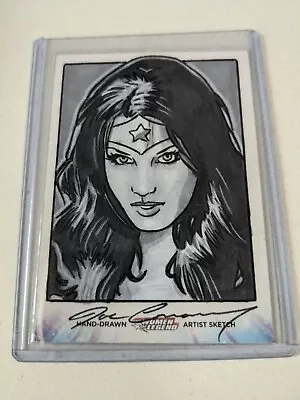 2013 CZE Cryptozoic DC The Women Of Legend Wonder Woman  1/1 Sketch By Joe • $79.99