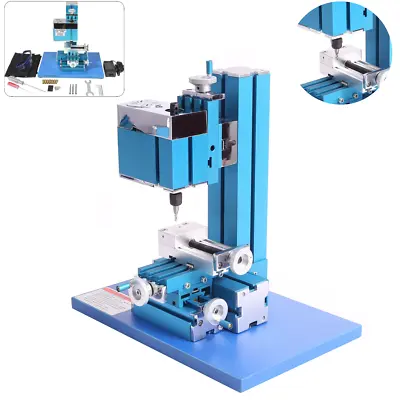 Universal Mini Metal Lathe Machine Motorized Metalworking DIY Tool (36W Milling) • $169.99