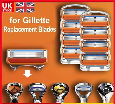 8PCS Shaving Razor Blades Refills Compatible For Gillette Fusion 5 Proglide UK • £9.97