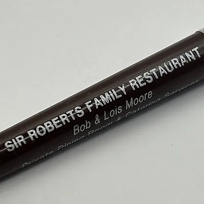 VTG Ballpoint Pen Sir Robert's Family Restaurant Bob Lois Moore McPherson Kansas • $20