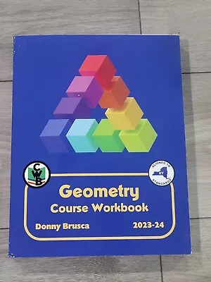 Geometry Course Workbook: 2023-24 Edition • $30