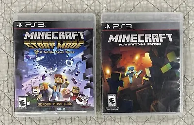 Mincraft PlayStation 3 Edition + Minecraft Story Mode PlayStation 3  • $29.99