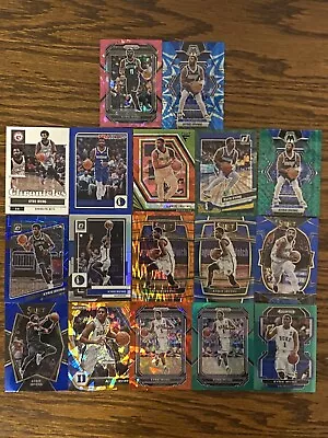 Panini Select Prizm Mosaic Optic Flux Hoops Kyrie Irving SP/Parallel Lot-17 Card • $0.99