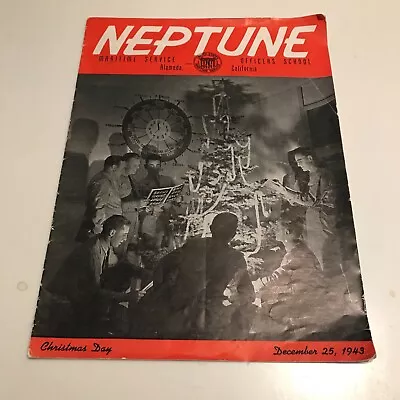 1943 Maritime Service Officers School Magazine  Neptune  • $14