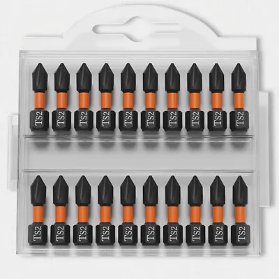 20Pcs PH2 Impact Driver Bit Set 25mm Phillips Screwdriver Drill Bits Heavy Duty • $10.98