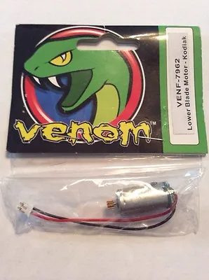 VENOM VENF-7962 Lower Blade MOTOR & PINION Kodiak Rc Helicopter • $11