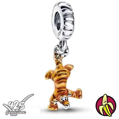 Tiger S925 Bracelet Charm For 3mm Snake Chain • £9.99