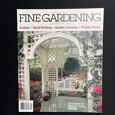$10.99 • Buy Taunton's Fine Gardening Jan 1996 No 47 Summer Color Roses Wisteria Ground Co