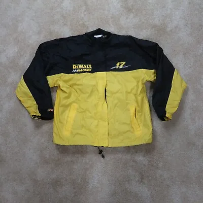 Matt Kenseth Full Zip Windbreaker Large Black And Yellow Nascar • $24.99