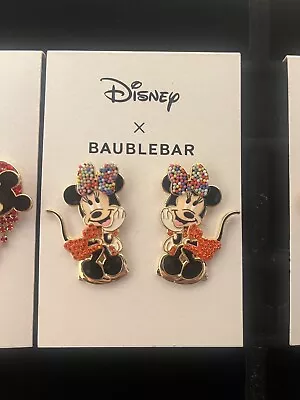 Disney X Baublebar Minnie Mouse Disney Earrings - New /NO BOX • $2