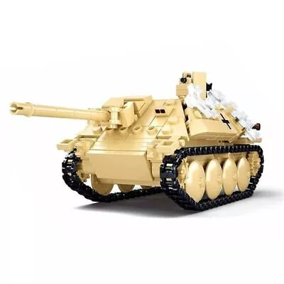 Building Blocks Military MOC WW2 38D Tank Destroyer Battle Bricks Model Kids Toy • $38.01