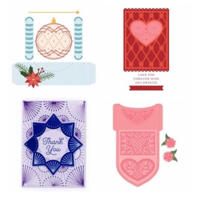 $12.75 • Buy Love Heart Metal Cutting Dies Stencils For DIY Scrapbooking Embossing Craft Card