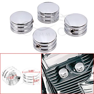 Chrome Aluminum Head Bolt Cover Parts For Harley Street Road Glide Sportster • $11.98