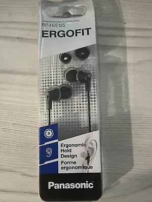 NEW Panasonic RP-HJE125 Ergofit In-Ear Headphones Earphones Earbuds • $5