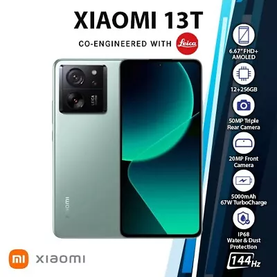 Xiaomi Mi 13T 5G Android Mobile Phone(Green 12GB+256GB Dual SIM Unlocked) • £475.99