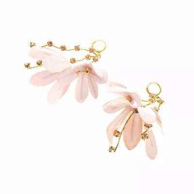 Marni Flower Motif Earrings Uni Pink Gold Ormv0211Ao Domestic Regular Ladies • $126.34