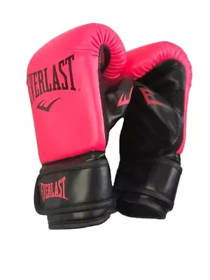 Everlast Tempo Bag Gloves Boxing Box Gym Training Mitt Work Pink/Black S-M • $51.96