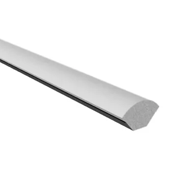 White 19mm Quadrant UPVC Trim Length: 1.2 Metres. Internal Corner Angle Trim • £21.99