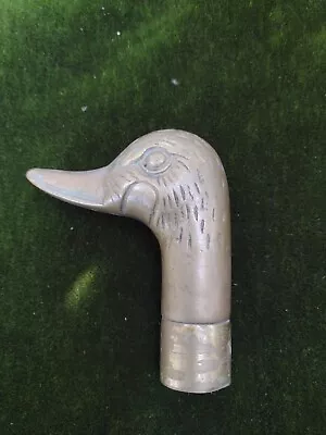 Vintage Brass Duck Head For Walking Stick / Cane Handle Top • £12.50