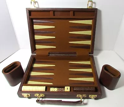Vintage Backgammon Travel Case Bakelite Dice • $19.99